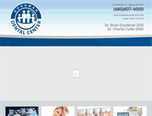 Tablet Screenshot of goodmandentalcenter.com